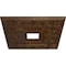Ekena Millwork Eris Ceiling Medallion (Canopies up to 9 7/8"), 18"W x 18"H x 3 1/2"ID x 1 1/8"P, Root Beer Crackle CM18ERRBC - alternate 3